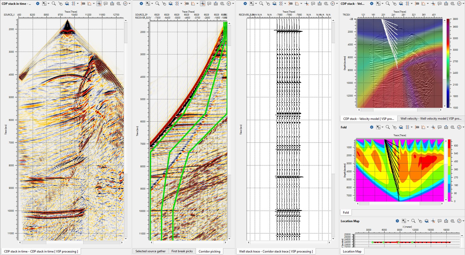 VSP corridor stack and imaging in g-Platform